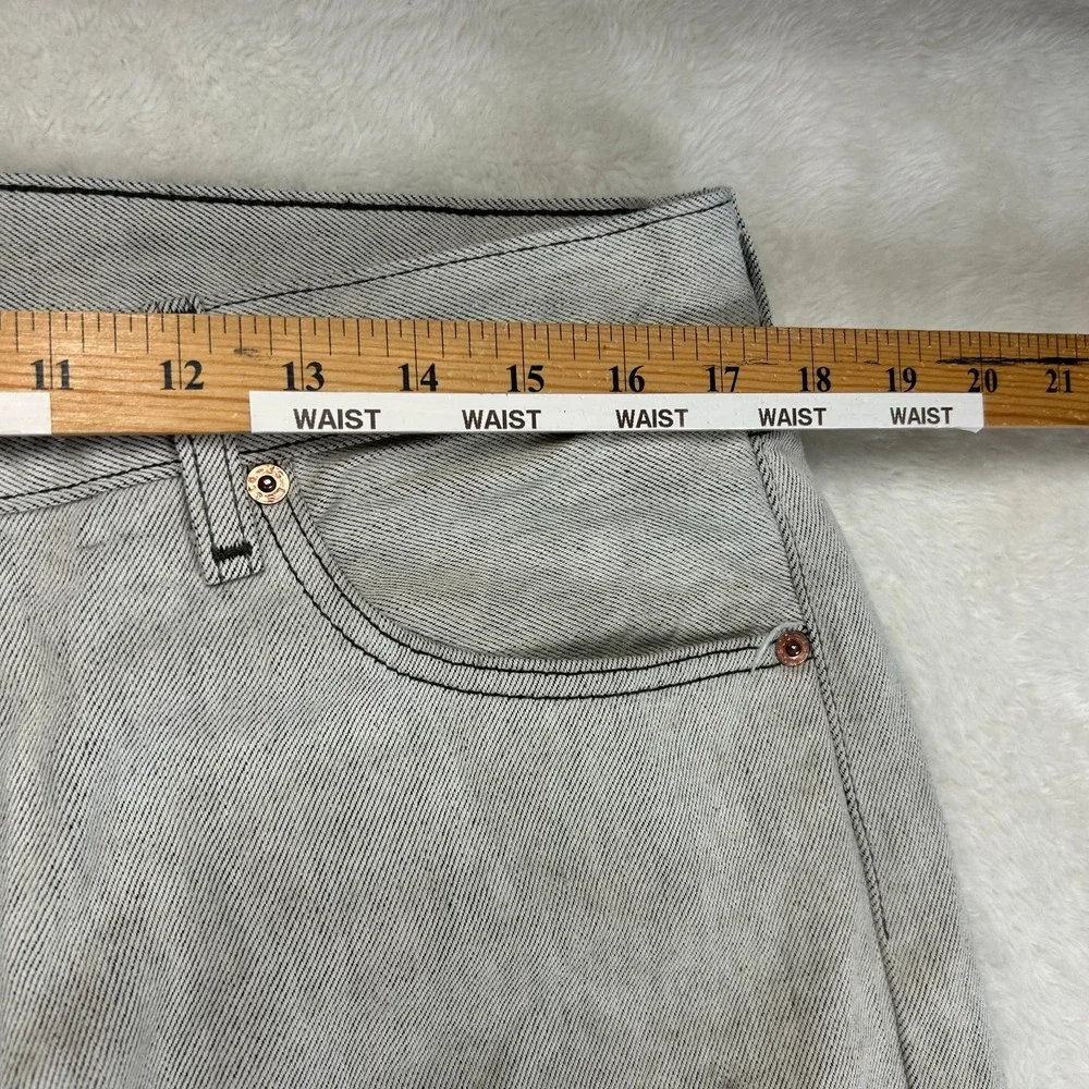 Levi's 501 XX Straight Fit Jeans Mens 38x32 White Twill Button Fly Pockets READ